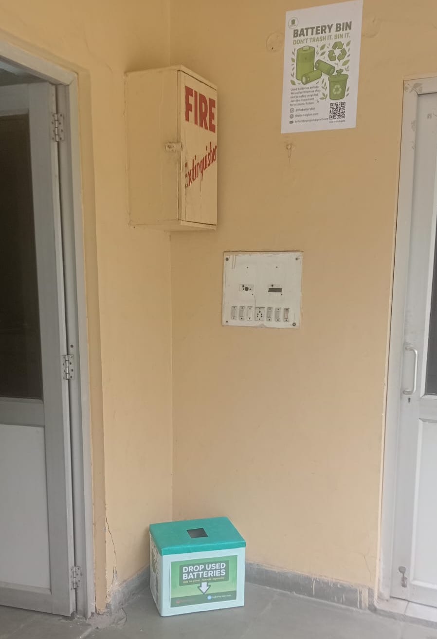 Battery Bin at N.C. Jindal – Location 3