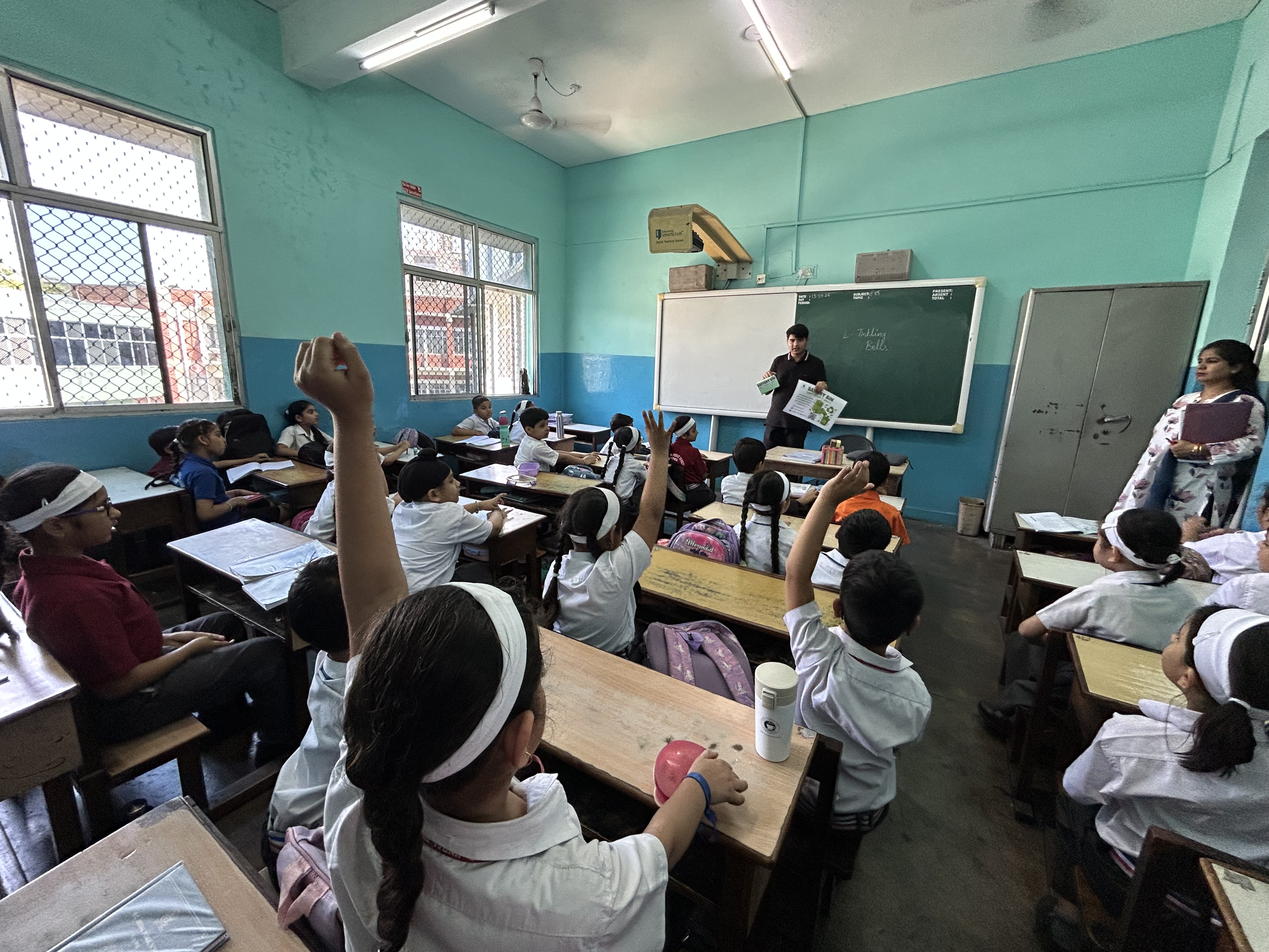 Classroom visit at N.C. Jindal – Session 2