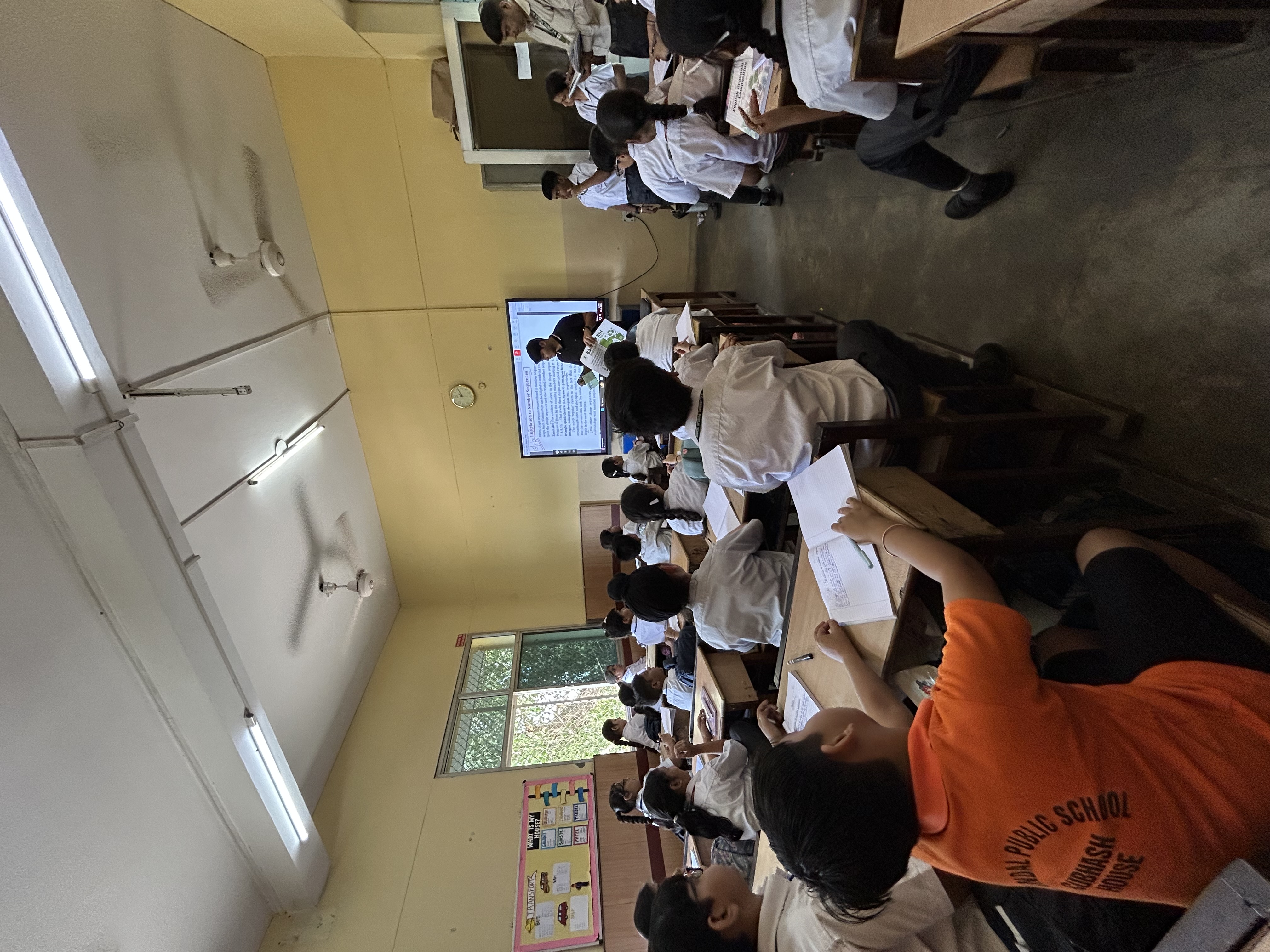 Classroom visit at N.C. Jindal – Session 4