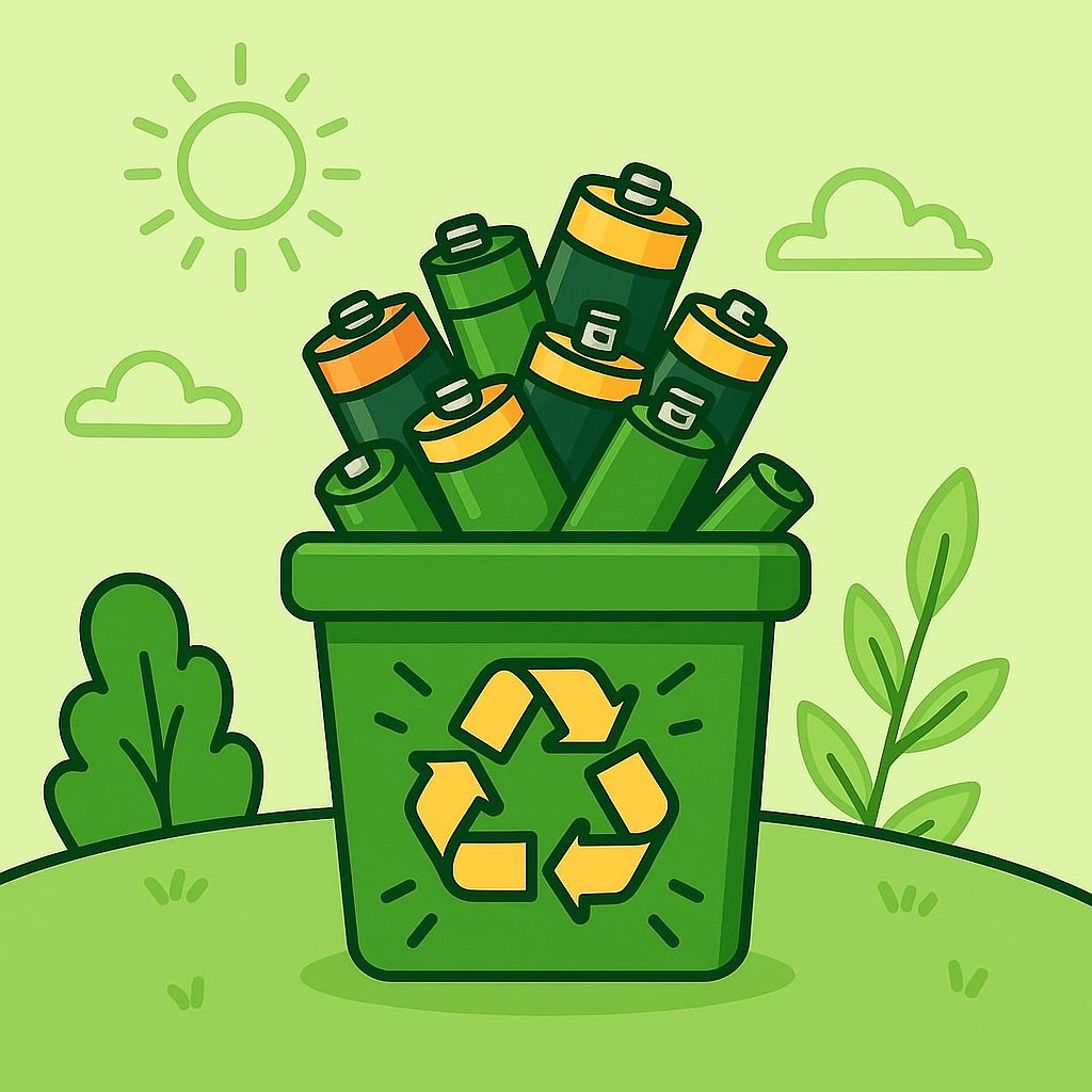 Collect batteries
